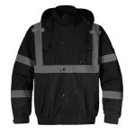 High Visibility Waterproof Softshell Jacket for Men