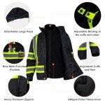 FONIRRA Men's High Visibility Waterproof Safety Jacket