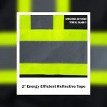 FONIRRA Men's High Visibility Waterproof Safety Jacket