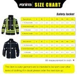 FONIRRA Men's High Visibility Waterproof Safety Jacket