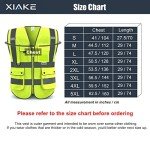 High Visibility Reflective Safety Vest with Pockets