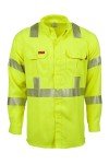 Hi-Viz Safety Shirt, Class 3, Large Regular
