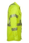Hi-Viz Safety Shirt, Class 3, Large Regular