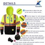 High Visibility Reflective Hoodie for Men and Women
