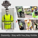 Hi Vis Reflective Safety Shirts for Work - 3 Pack