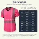 Women's Hi Vis Safety Shirt - Pink 2XL