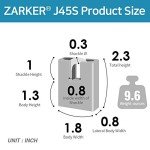 Zarker J45S Heavy Duty Waterproof Keyed Padlock