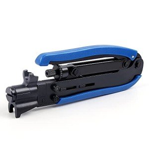Knoweasy Coax Compression Tool for RG6, RG59, RG11