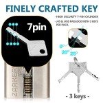 Zarker J45S Heavy Duty Waterproof Keyed Padlock