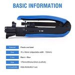 Knoweasy Coax Compression Tool for RG6, RG59, RG11