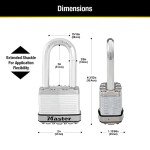 Magnum Heavy Duty Outdoor Padlock - 3 Pack