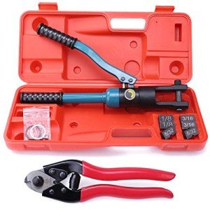 Muzata Hydraulic Crimper Tool for Cable Railing