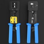 Ratcheting RJ45 Pass-Through Crimp Tool Kit