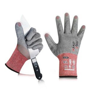 Cut Resistant Touchscreen Work Gloves - Ultra-Light Pair