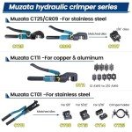 Muzata Hydraulic Crimper Tool for Cable Railing