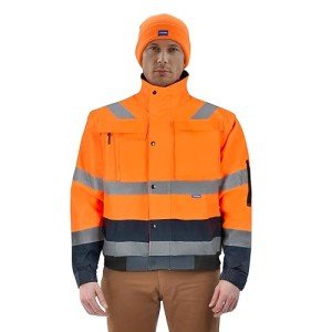 High Visibility Waterproof Reflective Winter Safety Jacket
