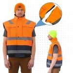 High Visibility Waterproof Reflective Winter Safety Jacket