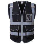 Class 2 Retro-Reflective Safety Vest with 9 Pockets