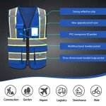 Blue Men's Security Vest by AYKRM