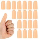 20Pcs Silicone Finger Protectors for Pain Relief