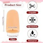 20Pcs Silicone Finger Protectors for Pain Relief