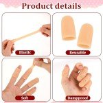 20Pcs Silicone Finger Protectors for Pain Relief