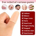 20Pcs Silicone Finger Protectors for Pain Relief