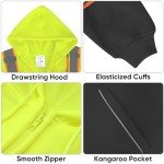 TICONN Reflective High Visibility Safety Hoodie 2XL