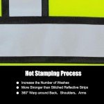 Women's Hi-Vis Reflective Hoodie with Detachable Hat