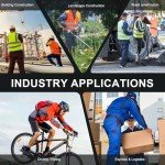 Men's Hi-Vis Polo Shirt with Reflective Stripes