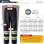 Hi-Vis Waterproof Safety Rain Jacket and Pants