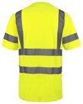 L&M Hi Vis Reflective Safety T-Shirt - Lime XL