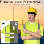 Hi Vis Safety T-Shirt – Breathable 3-Pack (Yellow)