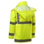High Visibility Waterproof Rain Jacket for All