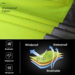 High Visibility Waterproof Rain Jacket for All