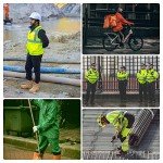 High Visibility Waterproof Rain Jacket for All