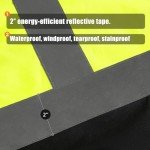 High Visibility Winter Bomber Jacket with Fleece