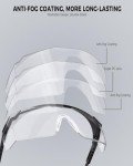 FIMOSON Clear Safety Glasses - 8 Pack