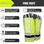 High Visibility Reflective Firefighter Safety Vest