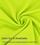 High Visibility Women's Safety T-Shirt with Reflective Tape