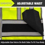 UNINOVA Reflective Security Vest with Pockets