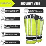 UNINOVA Reflective Security Vest with Pockets