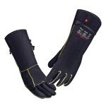 Heat Resistant Leather Welding Gloves for Adults