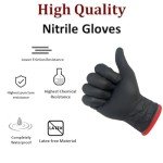 Heat Resistant BBQ Gloves with Nitrile Liners