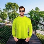 High Visibility Safety Hoodie Shirt for Outdoor Work