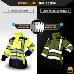 Hi Vis Women's Insulated Safety Bomber Jacket