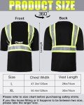 High Visibility Reflective Safety T-Shirt for Men