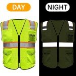 HYCOPROT High Visibility Reflective Safety Vest