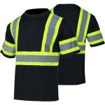 Men's High Visibility Safety Reflective Shirt - Class 3