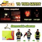 High Visibility Safety Hoodie with Removable Sleeves